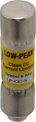 Cooper Bussmann - 150 VDC, 600 VAC, 5 Amp, Time Delay General Purpose Fuse - Fuse Holder Mount, 1-1/2" OAL, 20 at DC, 200 at AC (RMS) kA Rating, 13/32" Diam - Industrial Tool & Supply