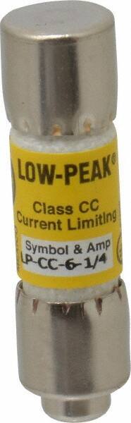 Cooper Bussmann - 150 VDC, 600 VAC, 6.25 Amp, Time Delay General Purpose Fuse - Fuse Holder Mount, 1-1/2" OAL, 20 at DC, 200 at AC (RMS) kA Rating, 13/32" Diam - Industrial Tool & Supply
