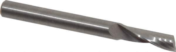 Onsrud - 1/4" Cutting Diam x 3/4" Length of Cut, 1 Flute, Upcut Spiral Router Bit - Uncoated, Right Hand Cut, Solid Carbide, 2-1/2" OAL x 1/4" Shank Diam, Single Edge, 22° Helix Angle - Industrial Tool & Supply