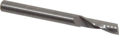 Onsrud - 1/4" Cutting Diam x 3/4" Length of Cut, 1 Flute, Upcut Spiral Router Bit - Uncoated, Right Hand Cut, Solid Carbide, 2-1/2" OAL x 1/4" Shank Diam, Single Edge, 22° Helix Angle - Industrial Tool & Supply