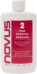 Novus - 8 Ounce Bottle Scratch Remover for Plastic - Fine Scratch Remover - Industrial Tool & Supply