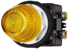 Eaton Cutler-Hammer - 30-1/2mm Mount Hole, Pushbutton Switch - Illuminated - Industrial Tool & Supply
