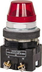 Eaton Cutler-Hammer - 30-1/2mm Mount Hole, Pushbutton Switch - Illuminated - Industrial Tool & Supply