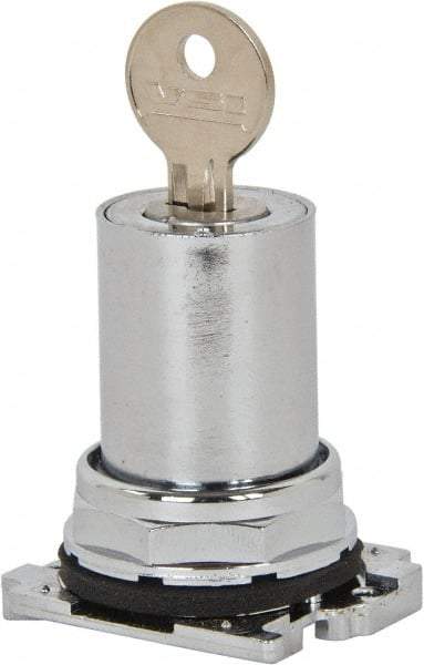 Eaton Cutler-Hammer - Pushbutton Switch Key - Chrome, Round Button, Nonilluminated - Industrial Tool & Supply
