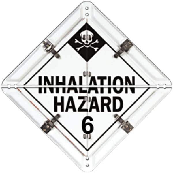 NMC - DOT Flip Placards Type: Split Back Number of Legends: 8 - Industrial Tool & Supply
