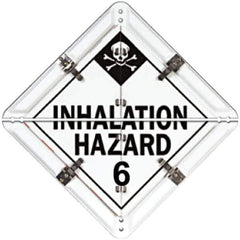 NMC - DOT Flip Placards Type: Split Back Number of Legends: 8 - Industrial Tool & Supply