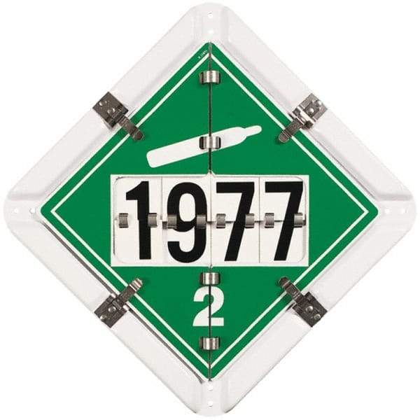 NMC - DOT Flip Placards Type: Combination Number of Legends: 5 - Industrial Tool & Supply