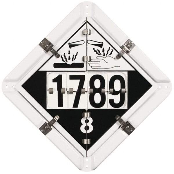 NMC - DOT Flip Placards Type: Combination Number of Legends: 5 - Industrial Tool & Supply