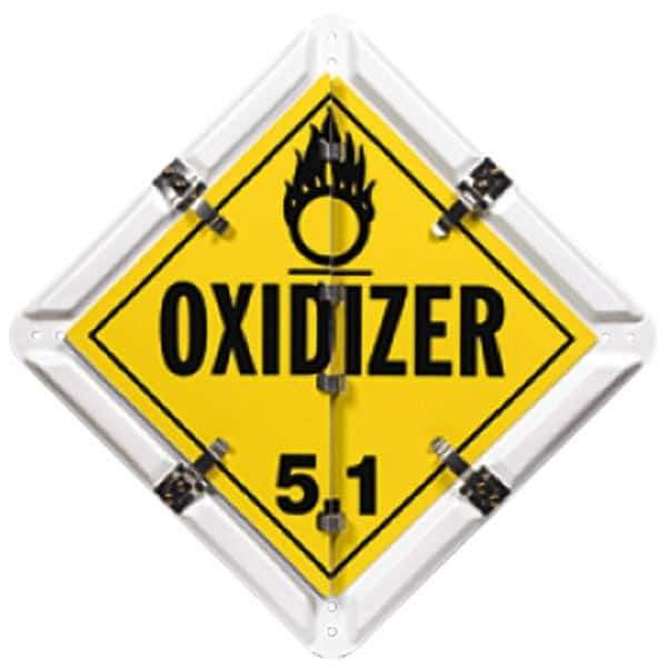 NMC - DOT Flip Placards Type: Standard Number of Legends: 8 - Industrial Tool & Supply