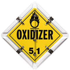 NMC - DOT Flip Placards Type: Standard Number of Legends: 8 - Industrial Tool & Supply