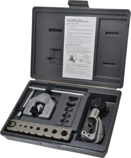 Ridgid - 3/16 to 5/8" Pipe Capacity, Flaring Tools & Tube Expanders - Cuts Soft Copper, Aluminum, Brass & Mild Steel - Industrial Tool & Supply