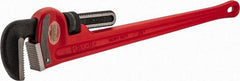 Ridgid - 36" Cast Iron & Steel Straight Pipe Wrench - 5" Pipe Capacity - Industrial Tool & Supply
