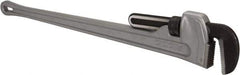Ridgid - 48" Aluminum Straight Pipe Wrench - 6" Pipe Capacity - Industrial Tool & Supply