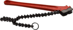 Ridgid - 2" Max Pipe Capacity, 18-1/2" Long, Chain Wrench - 5" Actual OD, 14" Handle Length - Industrial Tool & Supply