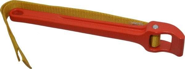 Ridgid - 2" Max Pipe Capacity, 17" Long, Strap Wrench - 3-1/2" Actual OD, 11-3/4" Handle Length - Industrial Tool & Supply