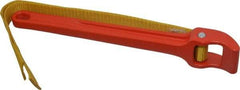 Ridgid - 2" Max Pipe Capacity, 17" Long, Strap Wrench - 3-1/2" Actual OD, 11-3/4" Handle Length - Industrial Tool & Supply