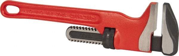 Ridgid - 12" Steel Straight Spud Pipe Wrench - 2-5/8" Pipe Capacity - Industrial Tool & Supply
