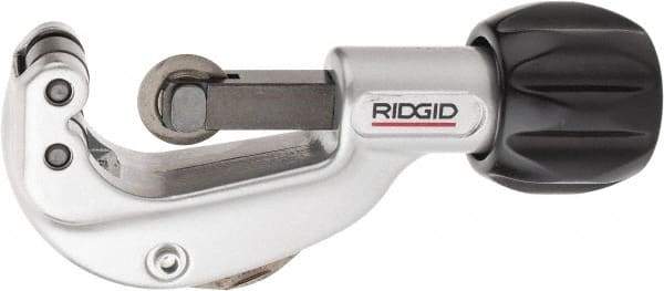 Ridgid - 1/8" to 1-1/8" Pipe Capacity, Enclosed Feed Tubing Cutter - Cuts Copper, Aluminum, Brass, 6" OAL - Industrial Tool & Supply