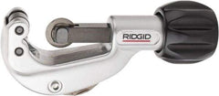 Ridgid - 1/8" to 1-1/8" Pipe Capacity, Enclosed Feed Tubing Cutter - Cuts Copper, Aluminum, Brass, 6" OAL - Industrial Tool & Supply