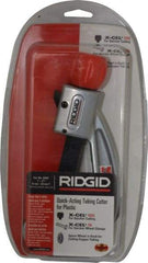 Ridgid - 1/4" to 2" Pipe Capacity, Tube Cutter - Cuts Plastic - Industrial Tool & Supply
