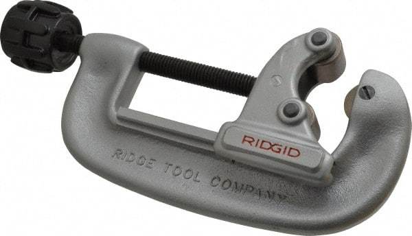 Ridgid - 1" to 3-1/8" Pipe Capacity, Screw Feed Tubing Cutter - Cuts Copper, Aluminum, Brass - Industrial Tool & Supply