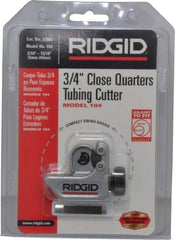 Ridgid - 3/16" to 15/16" Pipe Capacity, Mini Tube Cutter - Cuts Copper, Aluminum, Brass, Plastic - Industrial Tool & Supply