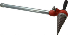 Ridgid - 1/4 to 2 Pipe Capacity, Spiral Pipe Reamer with Handle - Cuts Metallic Tubing - Industrial Tool & Supply