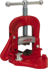 Ridgid - 1/8" to 3" Pipe Capacity, Bench Yoke Vise - Industrial Tool & Supply