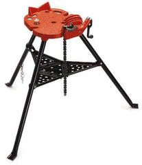 Ridgid - 1/8" to 6" Pipe Capacity, Portable Tristand Chain Vise - Industrial Tool & Supply