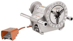 Ridgid - 1/8 to 2 Inch Pipe, 38 RPM Spindle Speed, 0.50 hp, Pipe Threading Machine - Heavy Duty Forward, Off, Reverse with Integral Foot Switch Motor Control, Model 341 Reamer, 115 Volts - Industrial Tool & Supply
