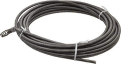 Ridgid - 5/16" x 35' Drain Cleaning Machine Cable - Inner Core Drophead, 3/4" to 1-1/2" Pipe, Use with Models K39, K40 & K50 - Industrial Tool & Supply