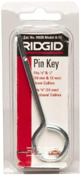Ridgid - Drain Cleaning Machine Coupling Pin - For Use with Models K39, K50, K375 & K3800 - Industrial Tool & Supply