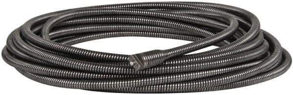Ridgid - 3/8" x 35' Drain Cleaning Machine Cable - Male Coupling, 1-1/4" to 1-1/2" Pipe, Use with Models K39, K40 & K50 - Industrial Tool & Supply