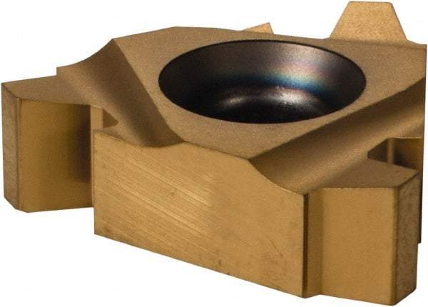 Seco - 27NR Internal Right Hand 4 Acme Laydown Threading Insert - Grade CP500, TiAlN/TiN Coated Carbide - Industrial Tool & Supply