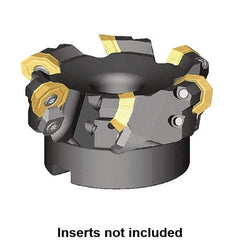 Kennametal - 110.95mm Cut Diam, 32mm Arbor Hole, 5mm Max Depth of Cut, 45° Indexable Chamfer & Angle Face Mill - 8 Inserts, OF.T 07L6... Insert, Right Hand Cut, 8 Flutes, Series KSOM - Industrial Tool & Supply