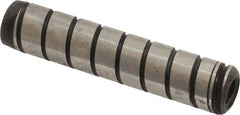 Holo-Krome - 5/16" Diam x 1-1/2" Pin Length 4000 Alloy Steel Pull Out Dowel Pin - Black Luster Finish, C 47-58 & C 60 (Surface) Hardness, 1 Beveled & 1 Threaded End - Industrial Tool & Supply
