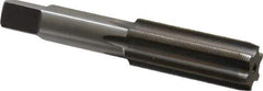 Made in USA - 3/4-32 UNS 6 Flute Bright Finish High Speed Steel Straight Flute Standard Hand Tap - Plug, Right Hand Thread, 4-1/4" OAL, H3 Limit, Oversize - Industrial Tool & Supply