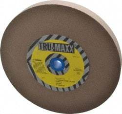 Tru-Maxx - 120 Grit Aluminum Oxide Bench & Pedestal Grinding Wheel - 10" Diam x 1-1/4" Hole x 1" Thick, 3250 Max RPM, P Hardness, Fine Grade , Vitrified Bond - Industrial Tool & Supply