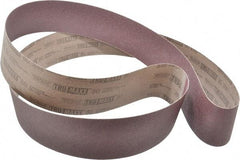 Tru-Maxx - 3" Wide x 90" OAL, 80 Grit, Aluminum Oxide Abrasive Belt - Aluminum Oxide, Medium, Coated, X Weighted Cloth Backing, Series VAC228 - Industrial Tool & Supply