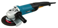 Makita - 7" Wheel Diam, 6,000 RPM, Corded Angle & Disc Grinder - 5/8-11 Spindle, 120 Volts, 15 Amps, Side Exhaust - Industrial Tool & Supply