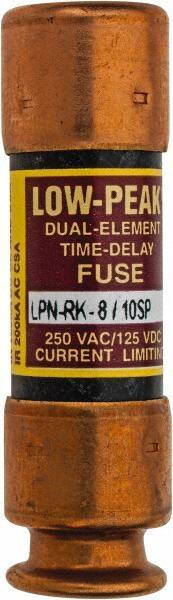 Cooper Bussmann - 125 VDC, 250 VAC, 0.8 Amp, Time Delay General Purpose Fuse - Fuse Holder Mount, 50.8mm OAL, 100 at DC, 300 at AC (RMS) kA Rating, 9/16" Diam - Industrial Tool & Supply