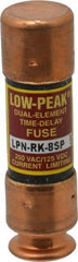 Cooper Bussmann - 125 VDC, 250 VAC, 8 Amp, Time Delay General Purpose Fuse - Fuse Holder Mount, 50.8mm OAL, 100 at DC, 300 at AC (RMS) kA Rating, 9/16" Diam - Industrial Tool & Supply