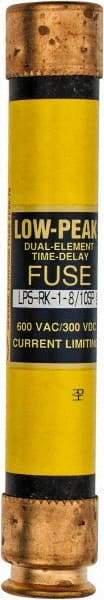 Cooper Bussmann - 300 VDC, 600 VAC, 1.8 Amp, Time Delay General Purpose Fuse - Fuse Holder Mount, 127mm OAL, 100 at DC, 300 at AC (RMS) kA Rating, 13/16" Diam - Industrial Tool & Supply