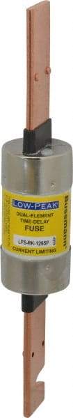 Cooper Bussmann - 300 VDC, 600 VAC, 125 Amp, Time Delay General Purpose Fuse - Bolt-on Mount, 9-5/8" OAL, 100 at DC, 300 at AC (RMS) kA Rating, 1.61" Diam - Industrial Tool & Supply
