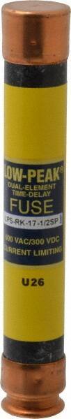 Cooper Bussmann - 300 VDC, 600 VAC, 17.5 Amp, Time Delay General Purpose Fuse - Fuse Holder Mount, 127mm OAL, 100 at DC, 300 at AC (RMS) kA Rating, 13/16" Diam - Industrial Tool & Supply