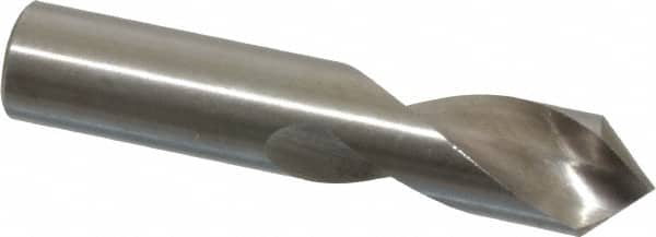 Interstate - 3/8" Body Diam, 90°, 2" OAL, High Speed Steel Spotting Drill - Industrial Tool & Supply