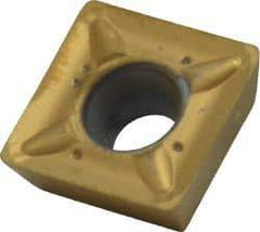 Kennametal - SDCT43 LD Grade KC725M Carbide Milling Insert - TiN/TiCN/TiN Finish, 3/16" Thick, 1/2" Inscribed Circle, 0.8mm Corner Radius - Industrial Tool & Supply