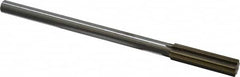 Interstate - 0.539" High Speed Steel Chucking Reamer - Industrial Tool & Supply