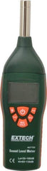 Extech - A and C Frequency Weight, LCD Display Sound Meter - 65 to 130 Decibels - Industrial Tool & Supply