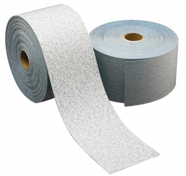 Norton - 120 Grit, Ceramic Adhesive Backed Sanding Sheets - Paper, 2-3/4" x 30 Yds., Fine Grade, B Weighted Backing - Industrial Tool & Supply